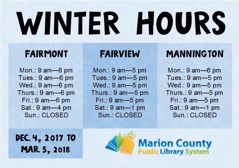 winter hours Winter Hours